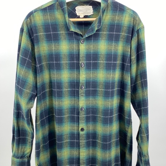 Greg Lauren Plaid Studio Shirt - Picture 1 of 4